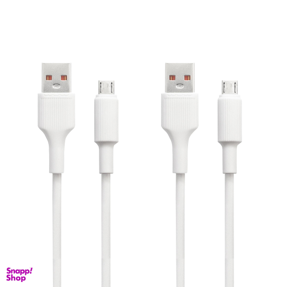 کابل تبدیل USB به Micro USB دبلیو یو دبلیو (Wuw) مدل X118 به طول 1m بسته 2 عددی