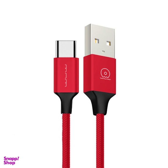 کابل تبدیل USB به USB-C دبلیو یو دبلیو (Wuw) مدل X86 به طول 90cm