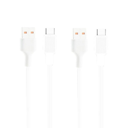 کابل تبدیل USB به USB -C دبلیو یو دبلیو (Wuw) مدل X128 به طول 1m بسته 2 عددی