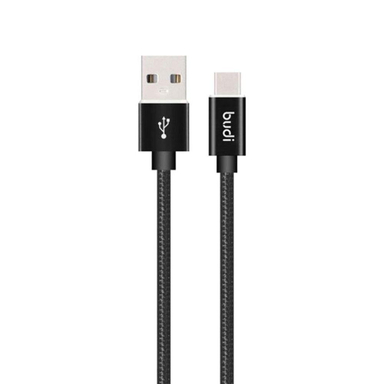 کابل تبدیل USB به USB-C بودی (Budi) مدل M8J180T به طول 1m