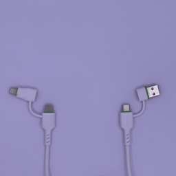 کابل تبدیل USB به USB-C/Lightning مودم کت (Modem Cat) مدل Mcb 010 به طول 1m