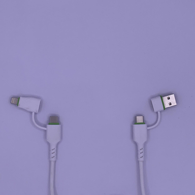 کابل تبدیل USB به USB-C/Lightning مودم کت (Modem Cat) مدل Mcb 010 به طول 1m