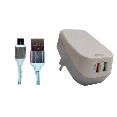 شارژر دیواری امی (Emy) مدل MY-230Q به همراه کابل تبدیل Micro USB
