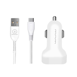شارژر فندکی دبلیو یو دبلیو (Wuw) مدل T22 به همراه کابل تبدیل Micro USB
