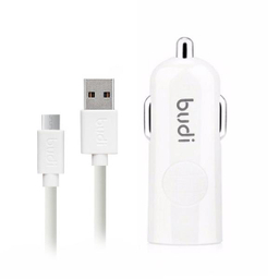 شارژر فندکی بودی (Budi) مدل M8J062M به همراه کابل تبدیل Micro USB