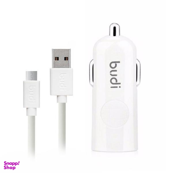 شارژر فندکی بودی (Budi) مدل M8J062M به همراه کابل تبدیل Micro USB