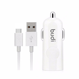 شارژر فندکی بودی (Budi) مدل M8J062Tm به همراه کابل تبدیل USB-C