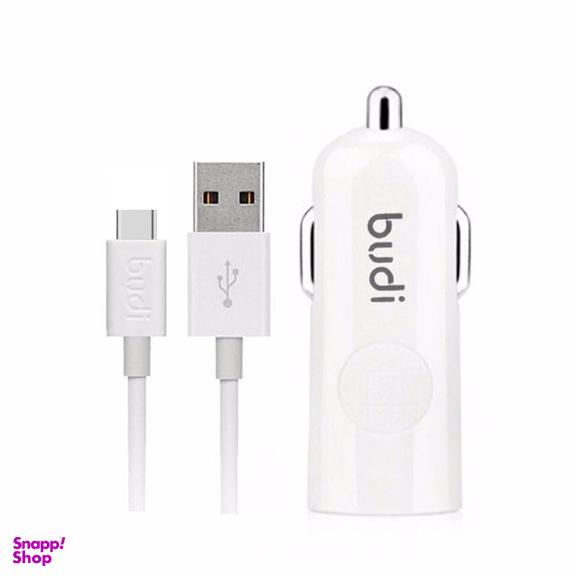 شارژر فندکی بودی (Budi) مدل M8J062Tm به همراه کابل تبدیل USB-C