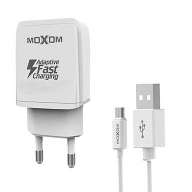 شارژر دیواری موکسوم (Moxom) مدل Kh-31Y به همراه کابل تبدیل Micro USB