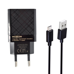 شارژر دیواری موکسوم (Moxom) مدل Mx-Hc22 به همراه کابل تبدیل Micro USB