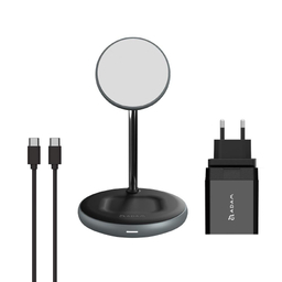 شارژر بی سیم آدام المنتس (Adam Elements) مدل Omnia M2 به همراه شارژر دیواری و کابل تبدیل USB-C