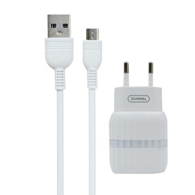 شارژر دیواری ترانیو (Tranyoo) مدل V50 به همراه کابل تبدیل Micro USB