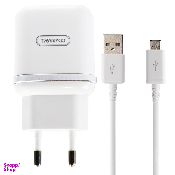 شارژر دیواری ترانیو (Tranyoo) مدل V60 به همراه کابل تبدیل Micro USB