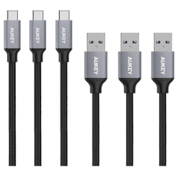 کابل تبدیل USB به USB-C آکی (Aukey) مدل Cb-Cmd1 به طول 1m