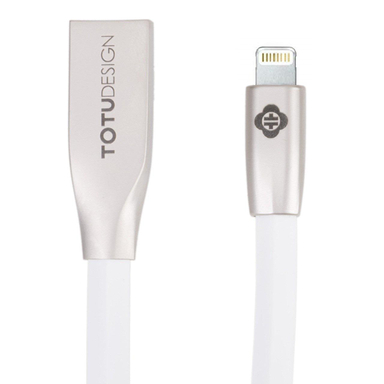 کابل تبدیل USB به Lightning توتو (Totu) مدل Zinc Alloy به طول 1m