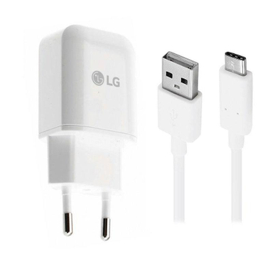 شارژر دیواری ال جی (Lg) مدل Mcs-H05Ed به همراه کابل تبدیل USB-C