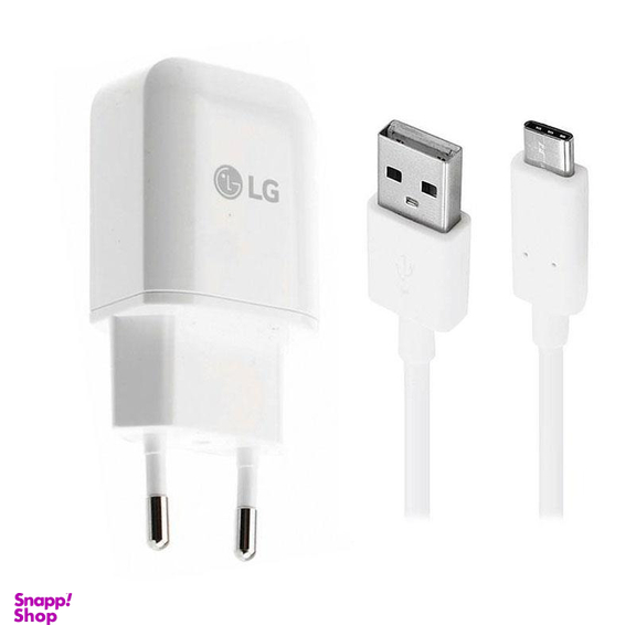 شارژر دیواری ال جی (Lg) مدل Mcs-H05Ed به همراه کابل تبدیل USB-C