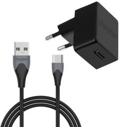 شارژر دیواری انرجایزر (Energizer) مدل Ac1Q3Euuc23 به همراه کابل تبدیل USB-C