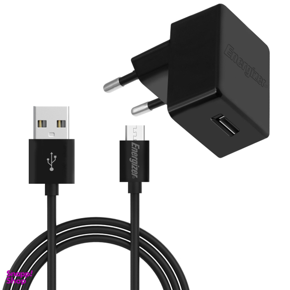 شارژر دیواری انرجایزر (Energizer) مدل Aca1Aeucmc3 به همراه کابل تبدیل Micro USB