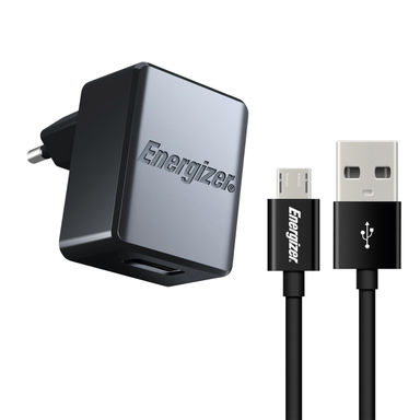 شارژر دیواری انرجایزر (Energizer) مدل Aca1Aeucmc3 به همراه کابل تبدیل Micro USB