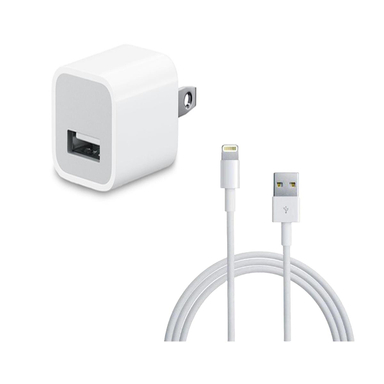 شارژر دیواری بوف (Buff) مدل Powerplus-4X به همراه کابل تبدیل Lightning