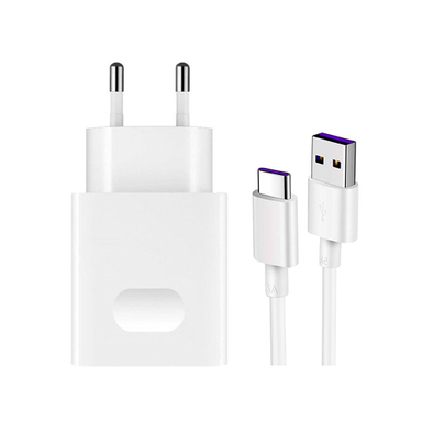 شارژر دیواری هوآوی (Huawei) مدل Hw-059200Ehq به همراه کابل تبدیل USB-C