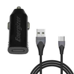شارژر فندکی انرجایزر (Energizer) مدل Dc1Q3Uc23 به همراه کابل تبدیل USB-C