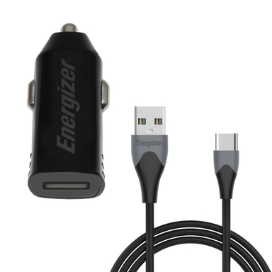 شارژر فندکی انرجایزر (Energizer) مدل Dc1Q3Uc23 به همراه کابل تبدیل USB-C