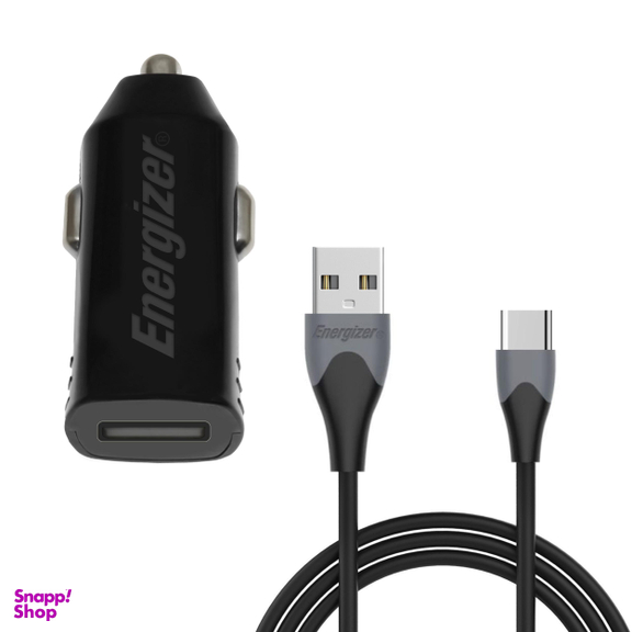 شارژر فندکی انرجایزر (Energizer) مدل Dc1Q3Uc23 به همراه کابل تبدیل USB-C