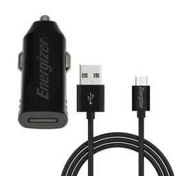 شارژر فندکی انرجایزر (Energizer) مدل Dca1Acmc3 به همراه کابل تبدیل Micro USB