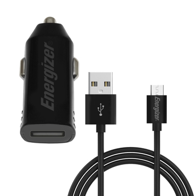 شارژر فندکی انرجایزر (Energizer) مدل Dca1Acmc3 به همراه کابل تبدیل Micro USB