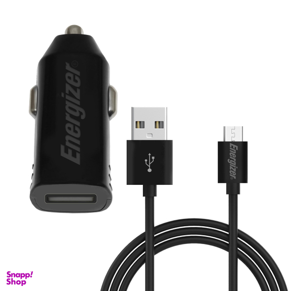 شارژر فندکی انرجایزر (Energizer) مدل Dca1Acmc3 به همراه کابل تبدیل Micro USB