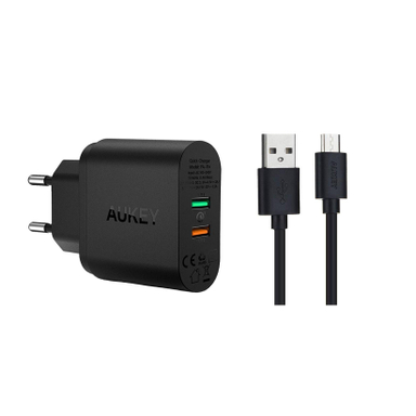 شارژر دیواری آکی مدل Pa-T13 به همراه کابل تبدیل Micro USB