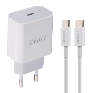 شارژر دیواری ارلدوم (Earldom) مدل Es-Kc23 18W به همراه کابل USB-C