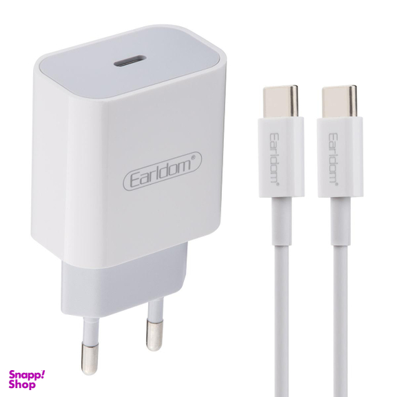 شارژر دیواری ارلدوم (Earldom) مدل Es-Kc23 18W به همراه کابل USB-C