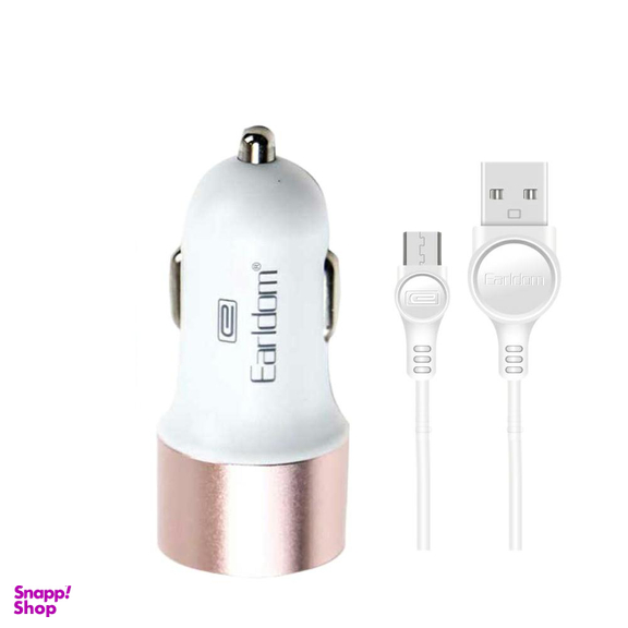 شارژر فندکی ارلدوم (Earldom) مدل Es-123 به همراه کابل Micro USB