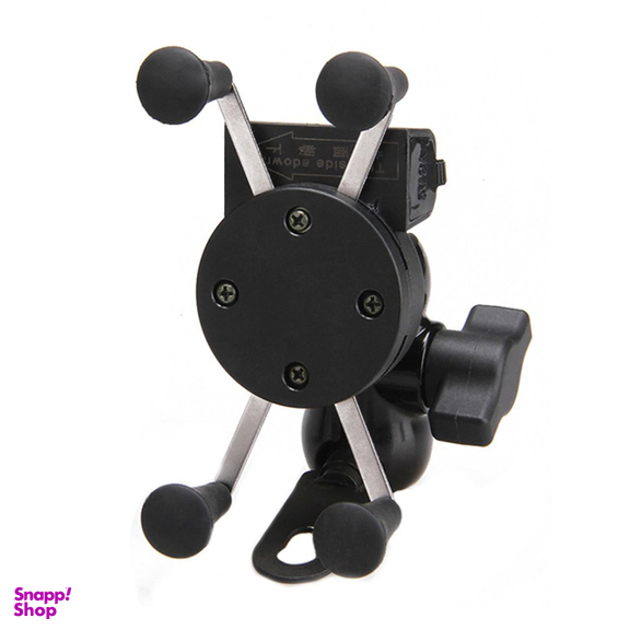 پایه نگهدارنده موبایل شارژر دار مناسب برای موتورسیکلت مدل Phone Charging Bracke