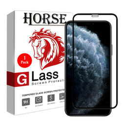 گلس فول چسب هورس (Horse) مدل iPhone 11