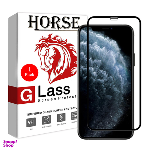 گلس فول چسب هورس (Horse) مدل iPhone 11