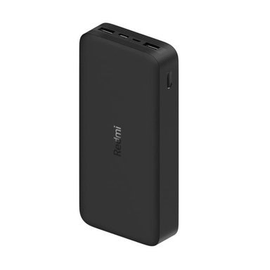 پاور بانک شیائومی مدل Redmi با ظرفیت 20000mAh با کابل MicroUSB رنگ مشکی