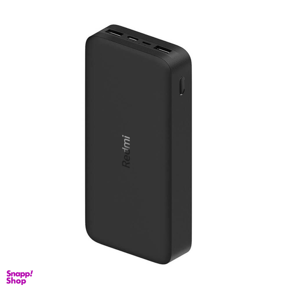 پاور بانک شیائومی مدل Redmi با ظرفیت 20000mAh با کابل MicroUSB رنگ مشکی