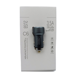 شارژر فندکی فست شارژ ترانیو (Tranyoo) مدل C6 نقره ای