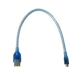 کابل Micro USB به مادگی USB پی نت (P Net) طول 30 سانتیm
