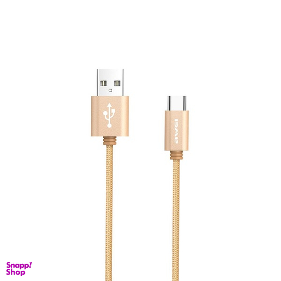 کابل تبدیل USB C به Micro USB اوی (Awel) مدل CL 960 طول 1m