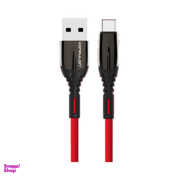 کابل دیتا و شارژ USB Type C کانفلون (Konfulon) مدل S93 طول 1m