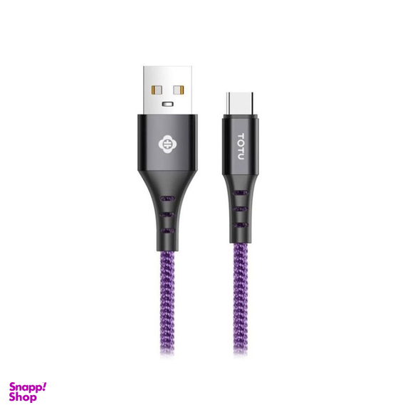 کابل سوپر فست شارژ USB به Type C توتو (Totu) مدل 5 آمپر 5a QUICK CHARGE BTA 024 طول 1m