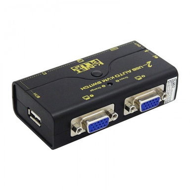 کی وی ام سوییچ 2 پورت VGA اتوماتیک کی نت (K Net) مدل پلاس همراه کابل