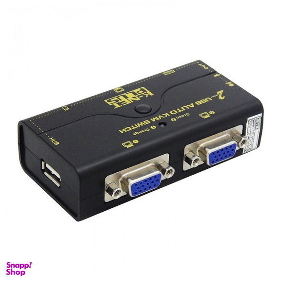 کی وی ام سوییچ 2 پورت VGA اتوماتیک کی نت (K Net) مدل پلاس همراه کابل