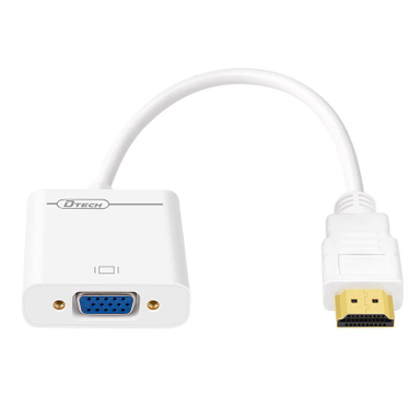 مبدل HDMI به VGA سیم دار دیتک (Dtech) مدل DT 6515