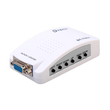 مبدل VGA به AV دیتک (Dtech) مدل DT 7001